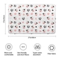 thumbnail image 3 of White Cow Heart Pattern Bathroom Rugs Mat,Non Slip Microfiber Bathroom Rug,Rubber Backing,Soft Bathroom Mats for Bathroom Floor,Tub and Shower,17x27in(43x68cm), 3 of 5