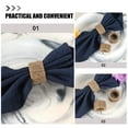 thumbnail image 5 of 6 Pcs Twine Napkin Rings Decor Napkin Holder Rope Napkin Ring Vacation Wedding R Party Napkin Clasp, 5 of 6