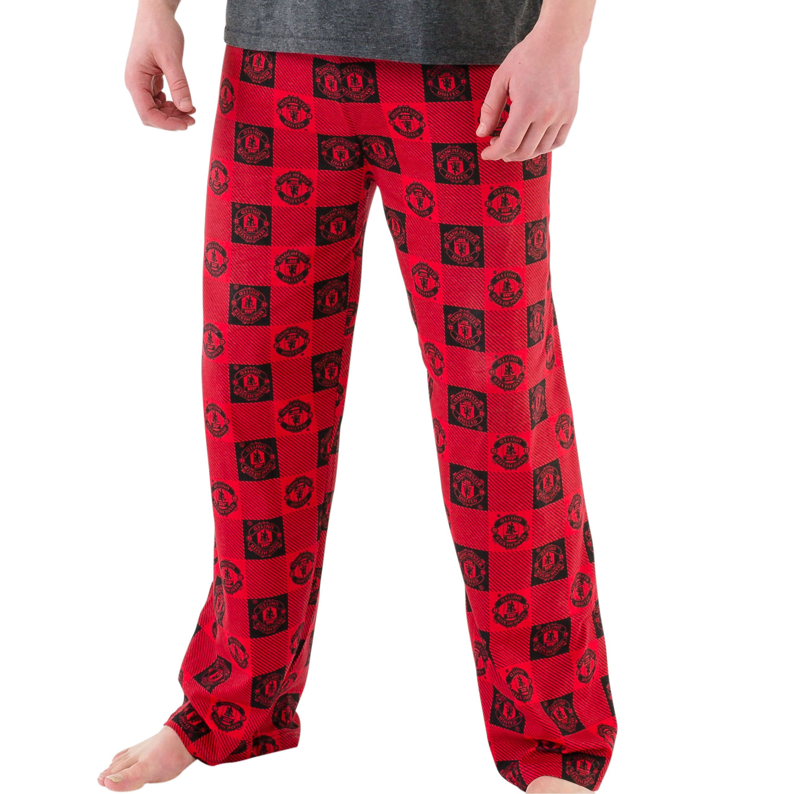 Manchester United FC Mens Pajamas Red Sizes S-XXL - Walmart