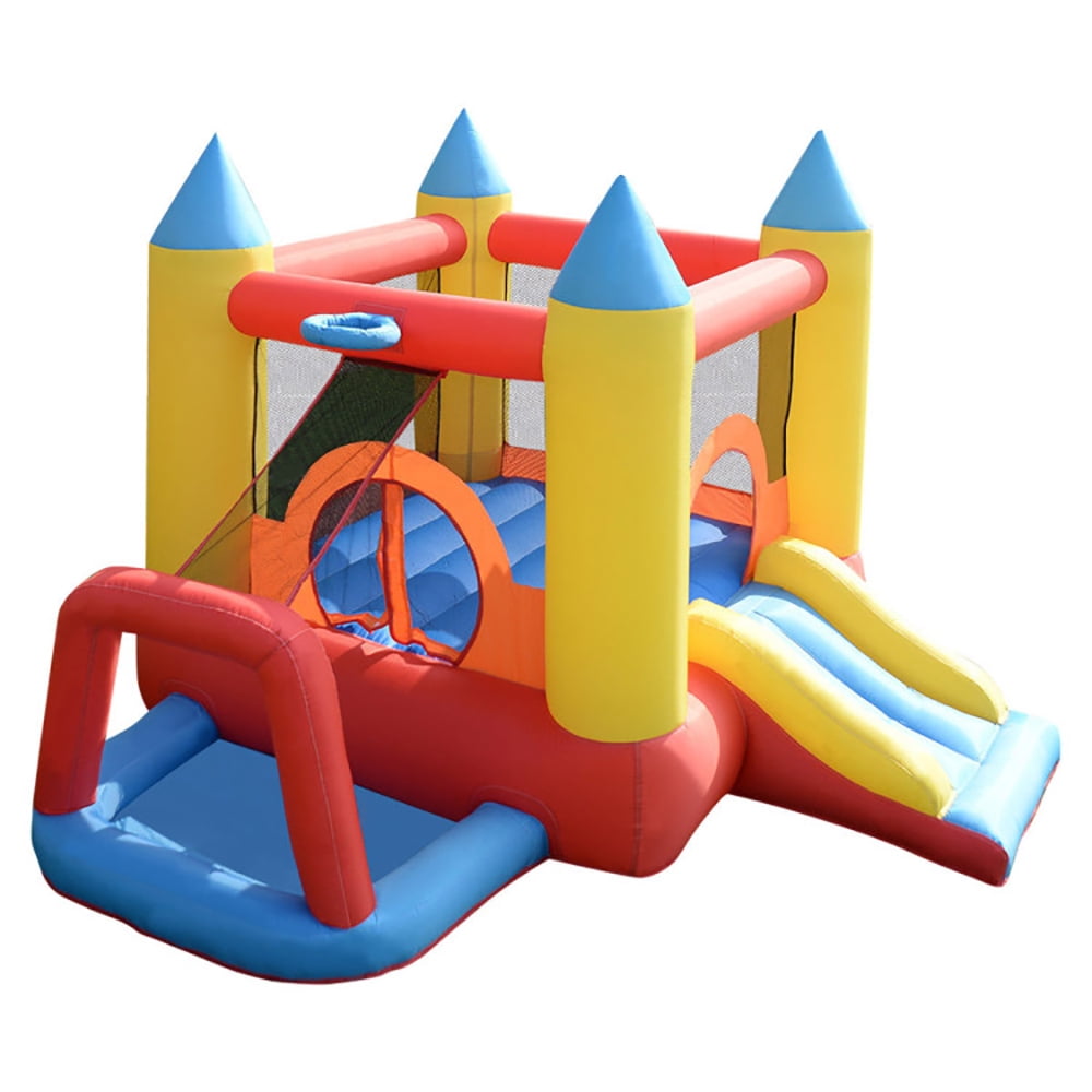 Aimee Lii Inflatable Mighty Bounce House Jumper w/ Slide + Arch (Blower Not Included), Kids Bounce House