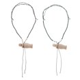 thumbnail image 2 of lionlar 2 Pcs Collier Diffuseur d'Huiles Essentielles en Bois Aromathérapie Parfum Collier, 2 of 6