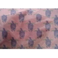 thumbnail image 4 of oneOone Cotton Silk Fabric Turtle Block Printed Craft Fabric BTY 42 Inch Wide, 4 of 4