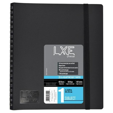 Upgrade Notebook - Top Flight 2315176 11 x 8.5 in. DDI LXE 1 Subject Upgrade Poly Spine Wrapped Notebook - Case of 12