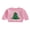 Pink, variant on BemeyourBBs Baby Christmas Sweaters Long Sleeve Crew Neck Tree Embroidery Tops