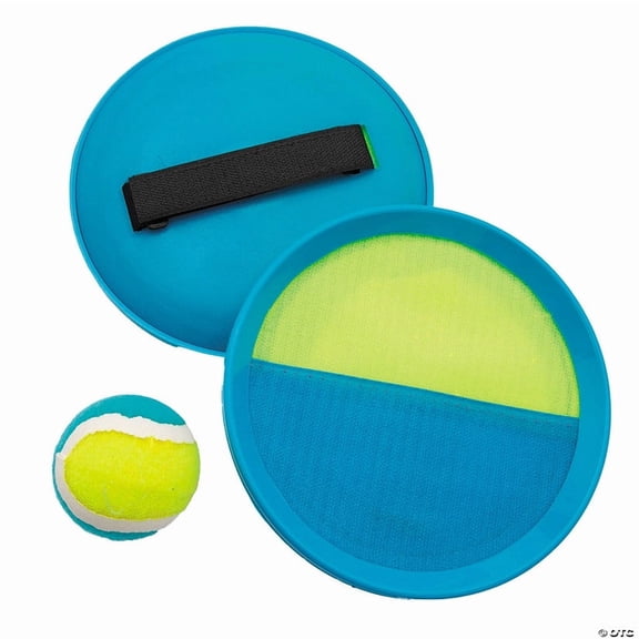 7 1/2" Bright Color Hook & Loop Ball Toss Game – 3 Pieces