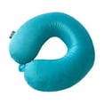 thumbnail image 3 of Bon Voyage Classic Memory Foam Travel Neck Pillow, Teal, 3 of 6