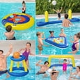 thumbnail image 4 of Juguete de playa para adultos, niños, padres e hijos, piscina, inflable, voleibol, baloncesto, balonmano, puerta, equipo para deportes acuáticos, 4 of 6