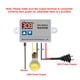 thumbnail image 2 of Controlador de temperatura Irfora Controlador de temperatura de microordenador digital inteligente ZFX-W3013, Mini interruptor de termostato para congelador, nevera, eclosión Irfora Controlador de temperatura, 2 of 7