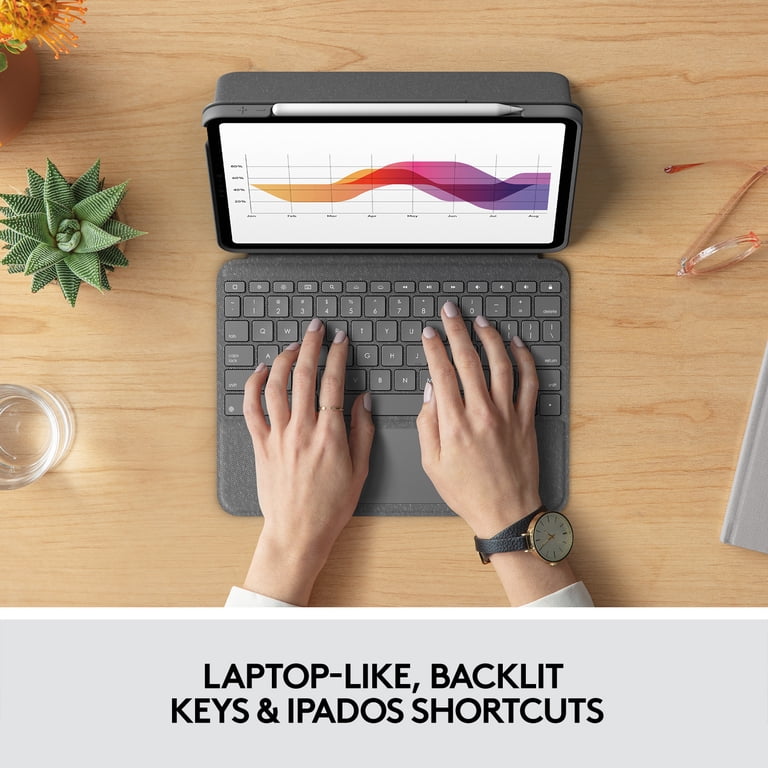 Logitech Folio Touch Keyboard Case for iPad Air (4th Gen) - Oxford
