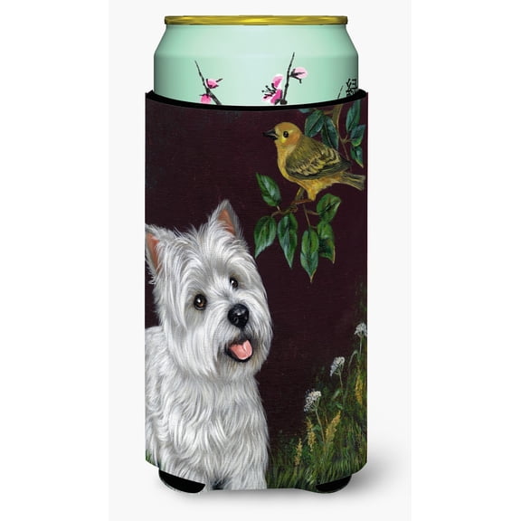 Carolines Treasures Westie Nature Tall Boy Hugger Tall Boy multicolor