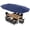 Navy, variant on Gymax Set Of 11 Patio Dining Set w/ 15ft Double-Sided Patio Umbrella (Base Included) Wine