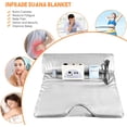 thumbnail image 3 of Manta de Sauna profesional para hombres y mujeres, manta eléctrica para terapia de desintoxicación térmica, quemada de grasa, adelgazante, 3 of 4