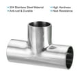 thumbnail image 3 of T Joint Duct Splitter, 1 Inch 3 Way Duct Welding Connector T Shape Metal Exhaust Pipe Splitter Fitting Round, 3 of 6