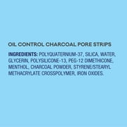 Biore Mens Skincare Charcoal Deep Cleansing Blackhead Remover Pore Nose Strips for Skin Care, 6 Ct
