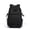 Black, variant on Compact Camouflage Backpack with Multiple Pockets, Webbing and Padded Straps for Hiking Travel Outdoor Use