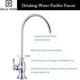 thumbnail image 2 of Grifo purificador de agua Delle Rosa para sistema de filtro debajo del fregadero, 2 of 8
