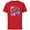 Red, variant on Disney Stitch School is Cool - Short Sleeve Cotton T-Shirt for Adults - Customized-Black