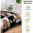 thumbnail image 4 of Custom Memorial Blanket for Loss of Loved One - A Letter from Heanven Sympathy Blanket Loss of Dad Mom Husband Wife Friend in Loving Memory Blanket Personalized A Blankets, 4 of 5