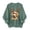 A04-Green, variant on yoeyez Christmas T Shirts Women Xmas Cute Pet Print Pullover Tops Crewneck Lightweight Long Sleeve Sweatshirt Winter Holiday Tunics