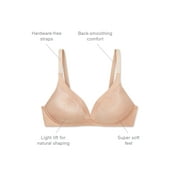 Warners Blissful Benefits Womens Back-Smoothing Comfort Wireless Lift T-Shirt Bra, 34B-40C