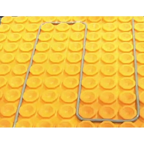 Heated Floor Uncoupling Membrane for use with Heated Cable (3.3ft x