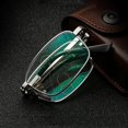 thumbnail image 2 of Gafas de lectura plegables, portátiles, progresivas, biofocales, para hombres, padres, anti-rayos azules, gafas para presbicia., 2 of 6