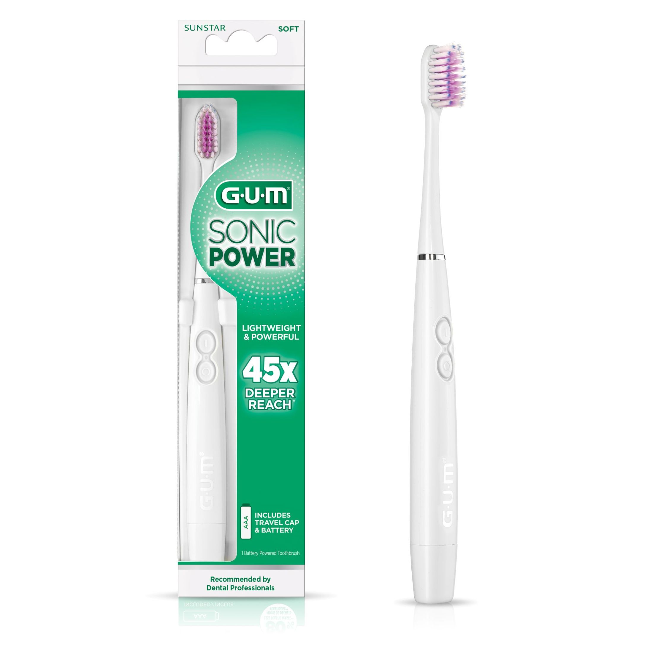 GUM Sonic Battery Powered Toothbrush photo 1