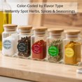 thumbnail image 4 of Spice Labels Book Art Secret 672 codificado por colores a prueba de agua, 4 of 9