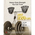 thumbnail image 4 of monTEK No Stud TV Wall Mount for 32–100" TVs – Heavy Duty Studless No Drill TV Mount Holds Up to 220 lb – Ultra Slim 0.9" Low Profile, Max VESA 1000x600mm – Fits Drywall, Concrete & Wood Studs, 4 of 10