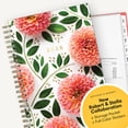 thumbnail image 3 of Blue Sky Artisans & Makers Sara Harding 2026 Weekly and Monthly Planner, January 2026 - December 2026, 5" x 8", Flexible Cover, Durable Wire Binding, Laminated Tabs, Pocket, Stickers, Bright Dahlias, 3 of 8