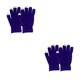 thumbnail image 1 of Minnieouse 1 par de guantes de invierno para mujer, tejido artesanal, cubierta de mano, accesorio de ropa elegante, cómodo guante con pantalla táctil para Violeta 2piezas Minnieouse CBP344654, 1 of 5