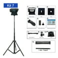thumbnail image 1 of Portable Teleprompter For Smartphone DSLR Recording Live Broadcast Inscriber Teleprompter Artifact Video With Remote Control ,Easy setup, Desktop controlled, 1 of 7
