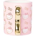 thumbnail image 6 of Silver Buffalo Sanrio Hello Kitty Pink and Gold Chrome Ceramic Mug with Bow 3D Sculpted Handle, 20 Ounces, 6 of 6