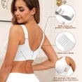 thumbnail image 3 of Bra PoseFree Wireless, cobertura total, soporte total, blanco XL, 3 of 7