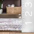 thumbnail image 2 of nuLOOM Leslie Transitional Printed Area Rug, 8' x 10', Leslie Blue, 2 of 5