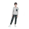 thumbnail image 3 of LOLANTA Boys Clothes Casual Camouflage 2 Piece Tracksuit Long Sleeve Sweatshirt Pants Sets, 3 of 6