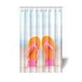 thumbnail image 1 of ABPHQTO Fantásticas Chanclas Cortina de Ducha Cortina de Ducha Impermeable 120x180 cm, 1 of 2