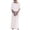 White, variant on Women's 2 Piece Sequin Patchwork Short Sleeve Top and Wide Leg Pants Set Fashion Crew Neck Casual Outfits with Pockets, Khaki, L