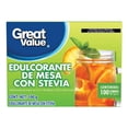 thumbnail image 1 of Edulcorante de mesa Great Value con stevia 100 pzas, 1 of 1
