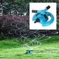 thumbnail image 3 of Three Arms 360 Degrees Rotating Garden Water Sprinkler Lawn Watering Irrigation Tool(Blue ), 3 of 8