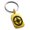 Gold, variant on Stainless Steel Aztec Intelligence Rune Engraved Small Rectangle Dog Tag Charm Keychain Keyring