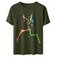 thumbnail image 4 of Camiseta holgada de manga corta con estampado de mueca retro para hombre y mujer Pompotops hfajkhk139007, 4 of 8