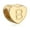 B, variant on Initial Heart Charms Gold Plated  Sterling Silver Womens Ginger Lyne Collection