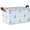 Blue White-anchor Stripe, variant on Foldable Iron Frame Open Home Storage Bins 16.9×11.4×10 Inch Waterproof Nice Cube Shelf Baskets Cat Dog Food Art