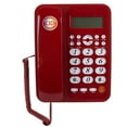 thumbnail image 1 of HLONK Fixed Landline Phone - Red Desk Phone For Home Office  Wired Telephone With Caller ID, 1 of 8