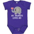 thumbnail image 3 of Inktastic Memere Grandma Loves Me Boys or Girls Baby Bodysuit, 3 of 5