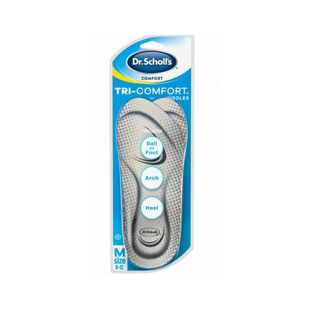Dr. Scholl’s Comfort Tri-Comfort Insoles for Men, 1 Pair, Size 8-14
