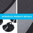 thumbnail image 5 of 5pcs Foldable Mesh Car Rear Right Left Side Windscreen Cover Car Sunshade Window Suction Cup Sun Visors Shade Sunshade Mesh Cover (Black), 5 of 10