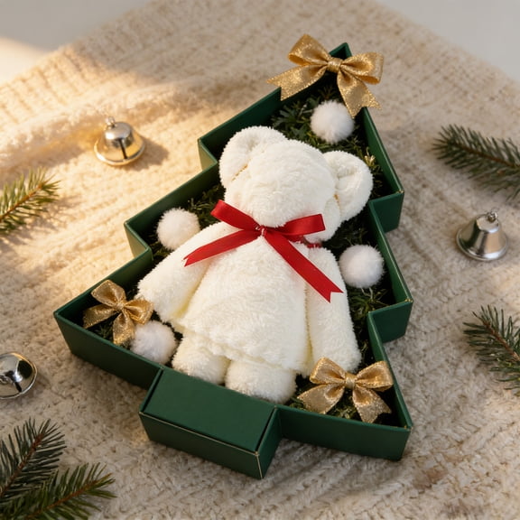 Fmbmuo Soft Hand Towels Valentine's Day Bear White Polyester Washcloths, Washable Thick 14 x 30 inches for Adult Men Women Gift Towels 1 Pcs