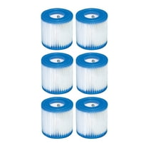 Intex 29007E Type H Easy Set Swimming Pool Filter Cartridge, 6 Pack